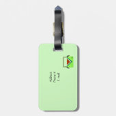 Étiquette À Bagage Panier de pique-nique de pastèque (Dos Vertical)