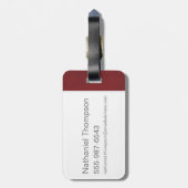 Étiquette À Bagage Panneau Art nouveau permanent NEWT SCAMANDER™ (Dos Vertical)