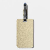 Étiquette À Bagage Panneau de retrait d'or personnalisé (Dos Vertical)