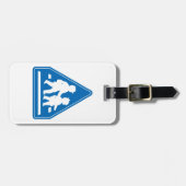 Étiquette À Bagage Panneau de signalisation scolaire >> Japonais (Devant horizontal)