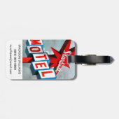 Étiquette À Bagage Panneau du Motel Stardust (Dos horizontal)