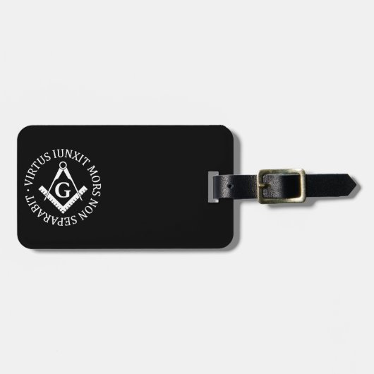 Étiquette À Bagage Panneau franc-maçonnerie (Devant horizontal)