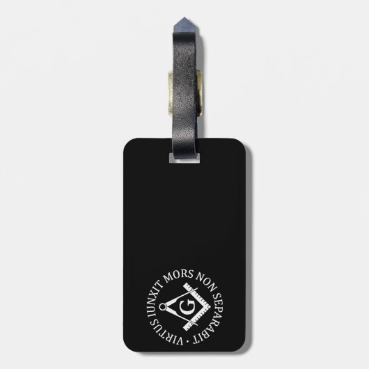 Étiquette À Bagage Panneau franc-maçonnerie (Dos Vertical)