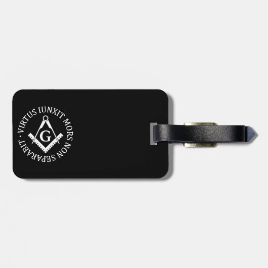 Étiquette À Bagage Panneau franc-maçonnerie (Dos horizontal)