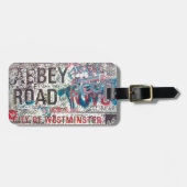 Étiquette À Bagage Panneau routier d'abbaye (Devant horizontal)