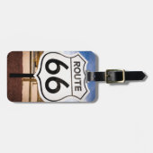 Étiquette À Bagage Panneau routier de l'itinéraire 66, Arizona (Devant horizontal)