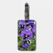 Étiquette À Bagage panneaux violets (Dos Vertical)
