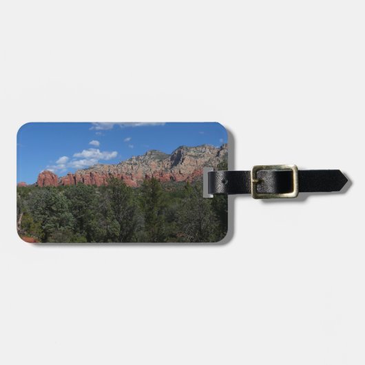 Étiquette À Bagage Panorama de Red Rocks à Sedona Arizona (Devant horizontal)