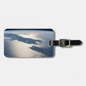 Étiquette À Bagage Panorama depuis l'espace Highlights Cook Strait (Devant horizontal)