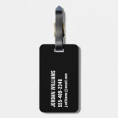 Étiquette À Bagage Panorama depuis l'espace Highlights Cook Strait (Dos Vertical)