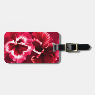 Étiquette À Bagage Pansy floral fine art botanique nommé bagage tag