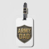 Étiquette À Bagage Papa de l'Armée (Devant Vertical)