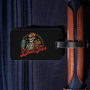 Étiquette À Bagage Papa Impôt S'assurer que ce n'est pas du poison Sq