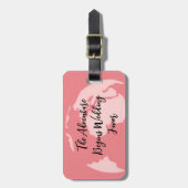 Étiquette À Bagage Papeterie Le Voyage Commence Cadeau de Mariage (Devant Vertical)