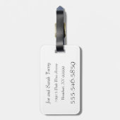 Étiquette À Bagage Papier peint multi du base-ball jaune (Dos Vertical)