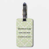 Étiquette À Bagage Papier peint Vintage (Dos Vertical)