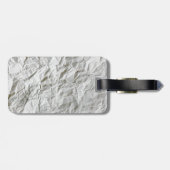 Étiquette À Bagage Papier ridé drôle (Dos horizontal)