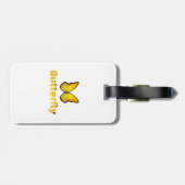 Étiquette À Bagage Papillon (Dos horizontal)