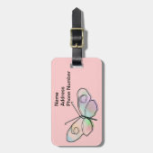 Étiquette À Bagage Papillon (Devant Vertical)