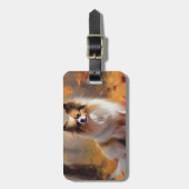 Étiquette À Bagage Papillon à l'automne Feuilles automne Inspiration (Devant Vertical)