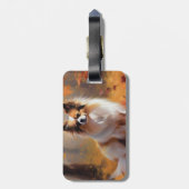 Étiquette À Bagage Papillon à l'automne Feuilles automne Inspiration (Dos Vertical)