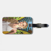 Étiquette À Bagage Papillon de fée (Dos horizontal)