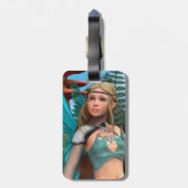 Étiquette À Bagage Papillon de fée (Dos Vertical)