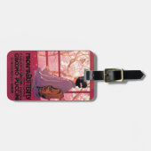 Étiquette À Bagage Papillon de Madama (Devant horizontal)