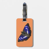 Étiquette À Bagage Papillon d'empereur pourpre (Dos Vertical)