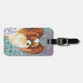 Étiquette À Bagage Papillon élégant (Devant horizontal)