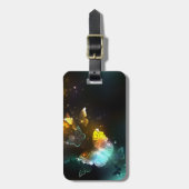 Étiquette À Bagage Papillon lumineux et papillons de nuit (Devant Vertical)