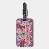 Étiquette À Bagage Papillon lunaire (Devant Vertical)