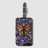 Étiquette À Bagage Papillon monarque (Devant Vertical)