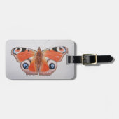 Étiquette À Bagage Papillon Peacock 2012 (Devant horizontal)