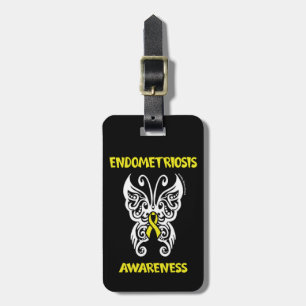 Étiquette À Bagage Papillon/Tribal...Endometriose