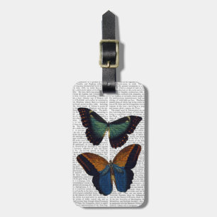 Étiquette À Bagage Papillons 5