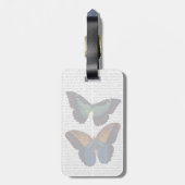Étiquette À Bagage Papillons 5 (Dos Vertical)