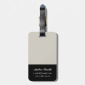 Étiquette À Bagage Papillons arabes II (Dos Vertical)