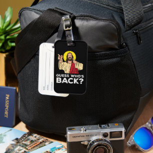 Étiquette À Bagage Pâques devine qui est de retour Jésus drôle religi