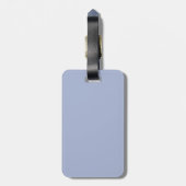 Étiquette À Bagage Pâques Salutations poussins en Bleu (Dos Vertical)