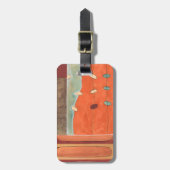 Étiquette À Bagage Parade Abstraite des oeufs par Erica J Vess (Devant Vertical)