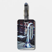 Étiquette À Bagage Parade de la Baritone Horn (Dos Vertical)