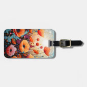 Étiquette À Bagage Paradis doré de la coquelicot (Devant horizontal)