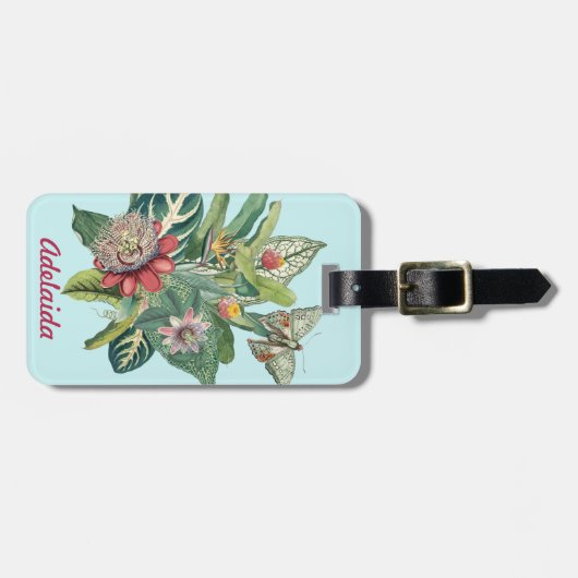 Étiquette À Bagage Paradis tropical (Devant horizontal)