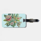 Étiquette À Bagage Paradis tropical (Dos horizontal)