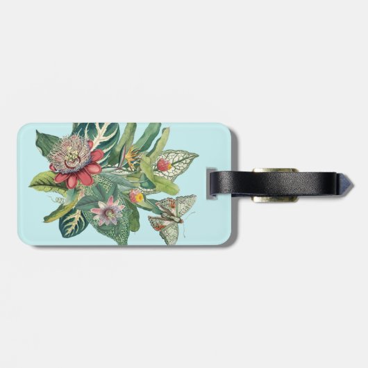 Étiquette À Bagage Paradis tropical (Dos horizontal)