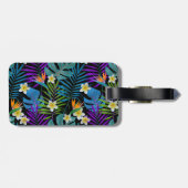 Étiquette À Bagage Paradis tropical (Dos horizontal)