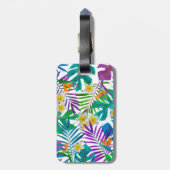 Étiquette À Bagage Paradis tropical (Dos Vertical)