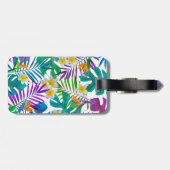 Étiquette À Bagage Paradis tropical (Dos horizontal)