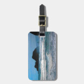 Étiquette À Bagage Paradis tropical océanique de la côte hawaïenne (Devant Vertical)